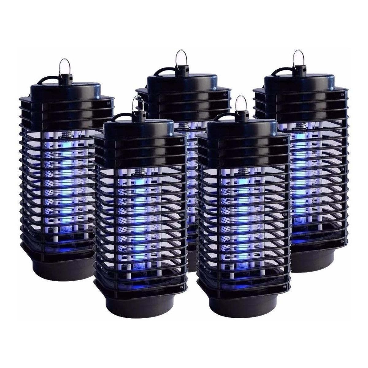 GENERICO - Pack de 5 lámparas UV eléctricas para atraer y matar insectos