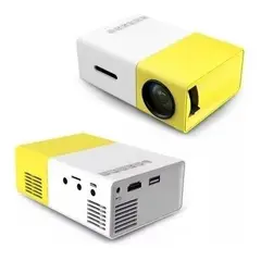 GENERICO - Mini Proyector LED HD con Conexiones USB y Micro SD
