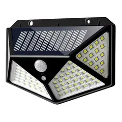 GENERICO - Pack de 2 Lámparas Solares 10W con Sensor de Movimiento