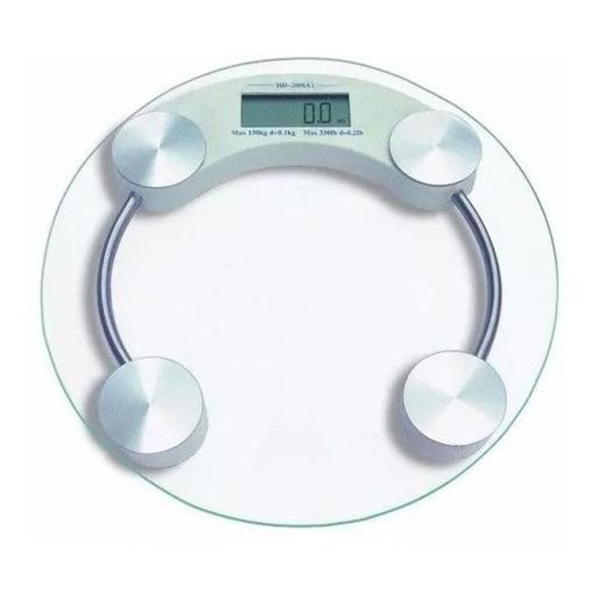 GENERICO - Balanza Digital de Baño con Pantalla de Vidrio Templado