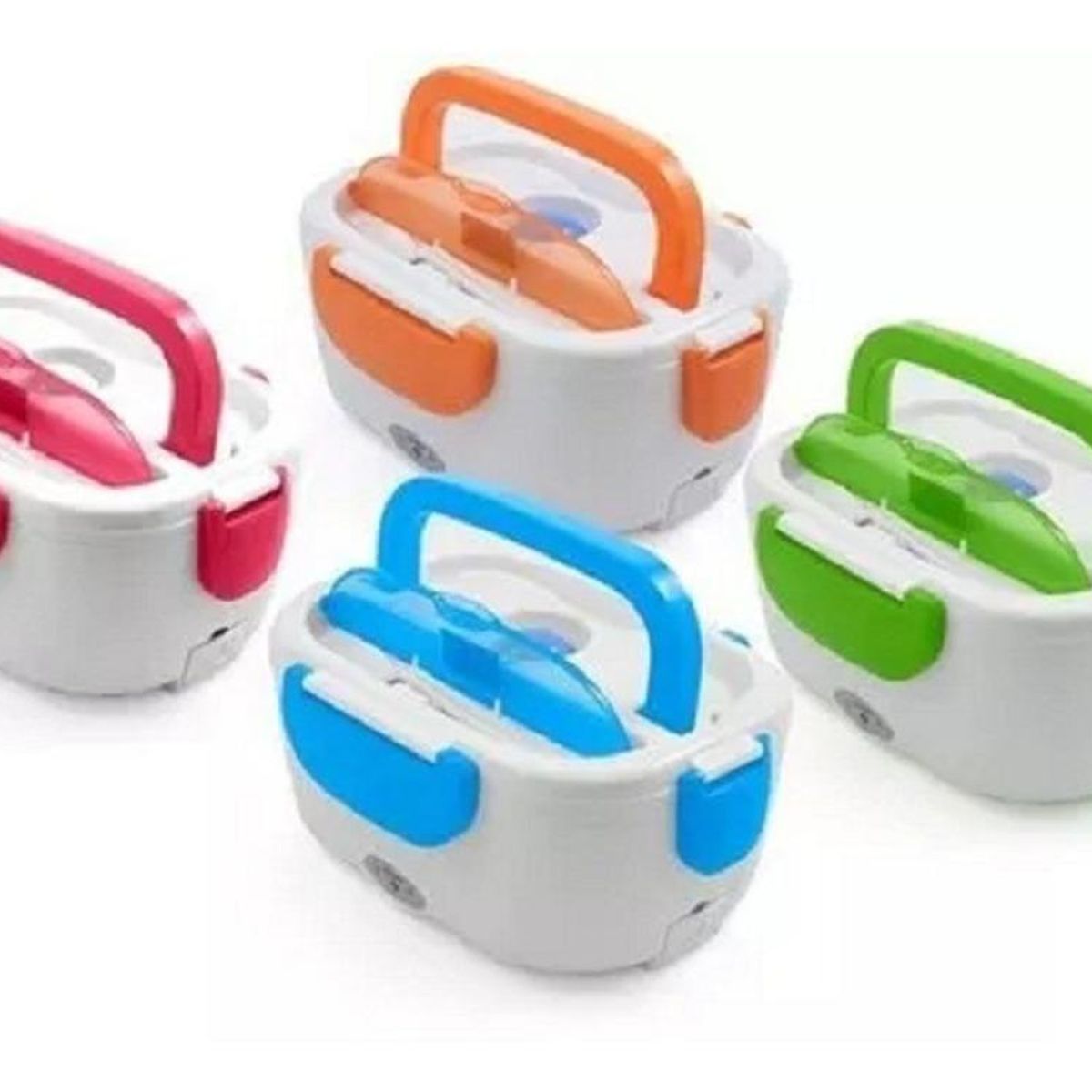 GENERICO - Lonchera Eléctrica Portátil con Cuchara y Calentador