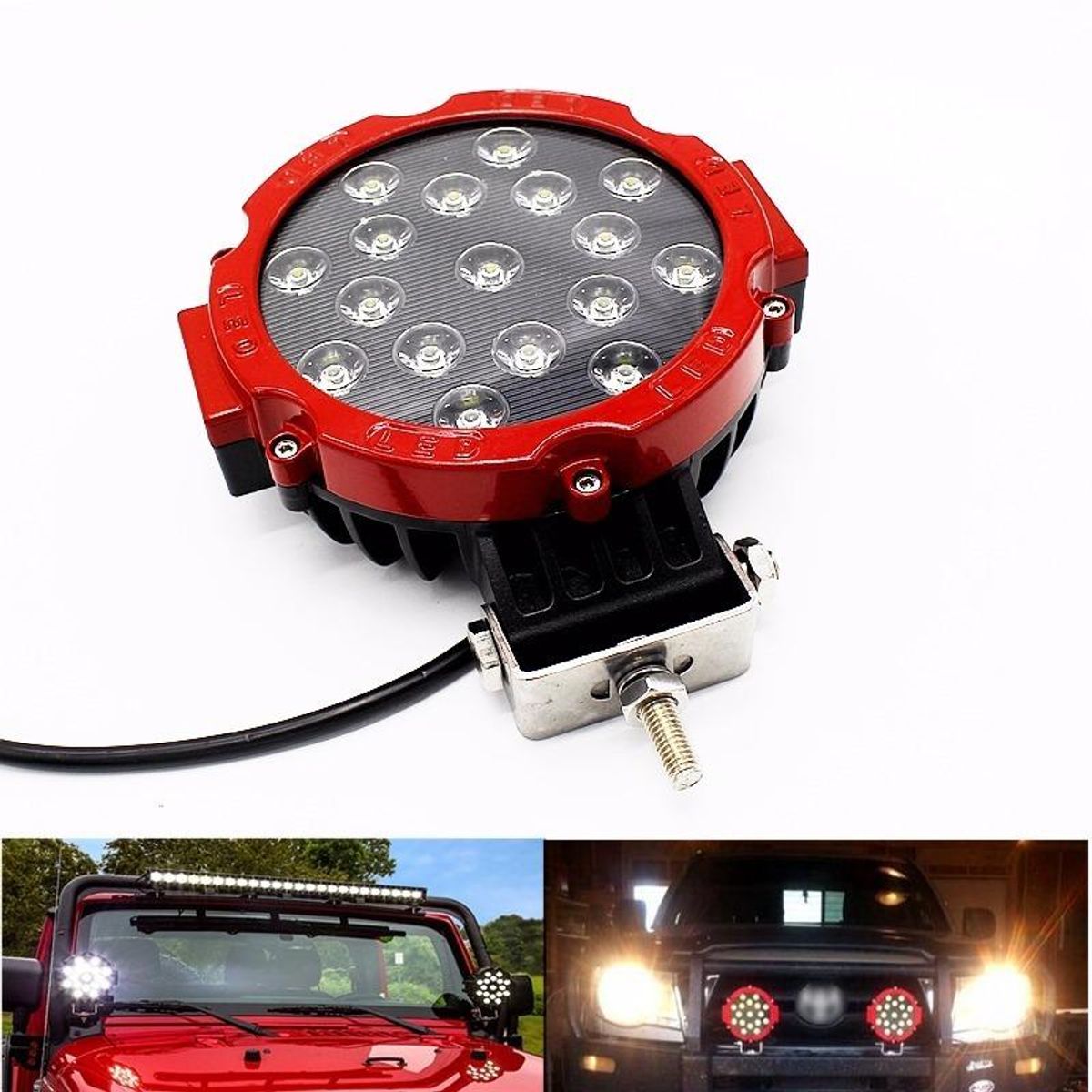GENERICO - Faros LED de 51W para Vehículos 10-30V