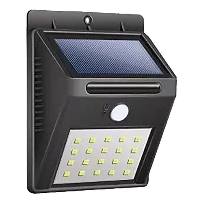 GENERICO - Pack de 3 Focos Solares LED con Sensor de Movimiento
