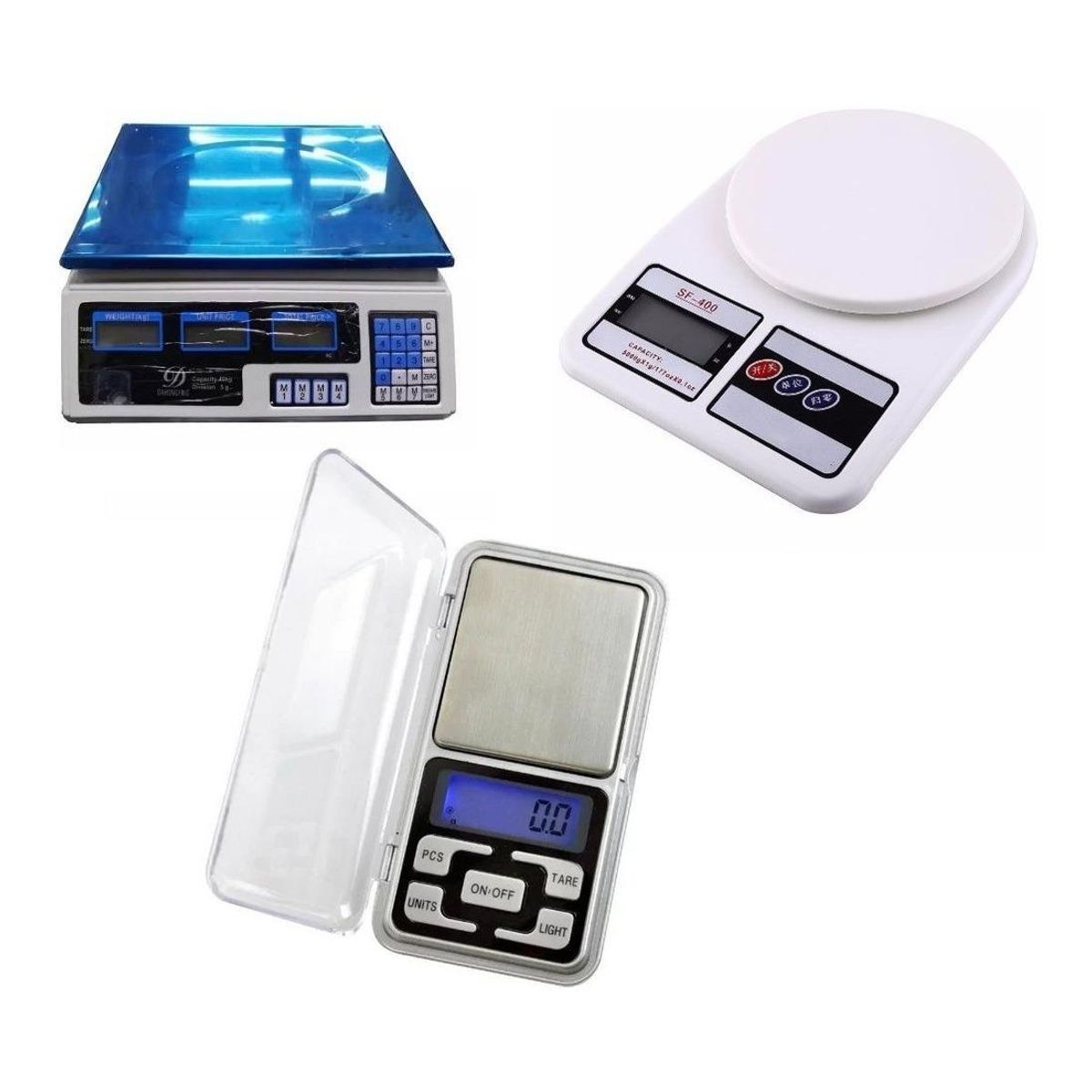 GENERICO - Balanza Digital de Cocina 40kg y Gramera 7kg