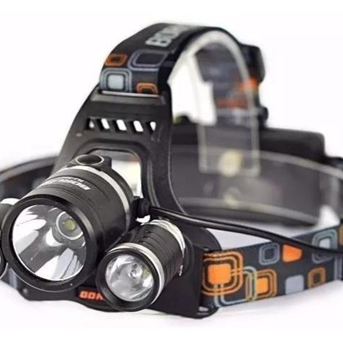 GENERICO - Pack de 5 Linternas Frontal LED 5000 Lúmenes Impermeables