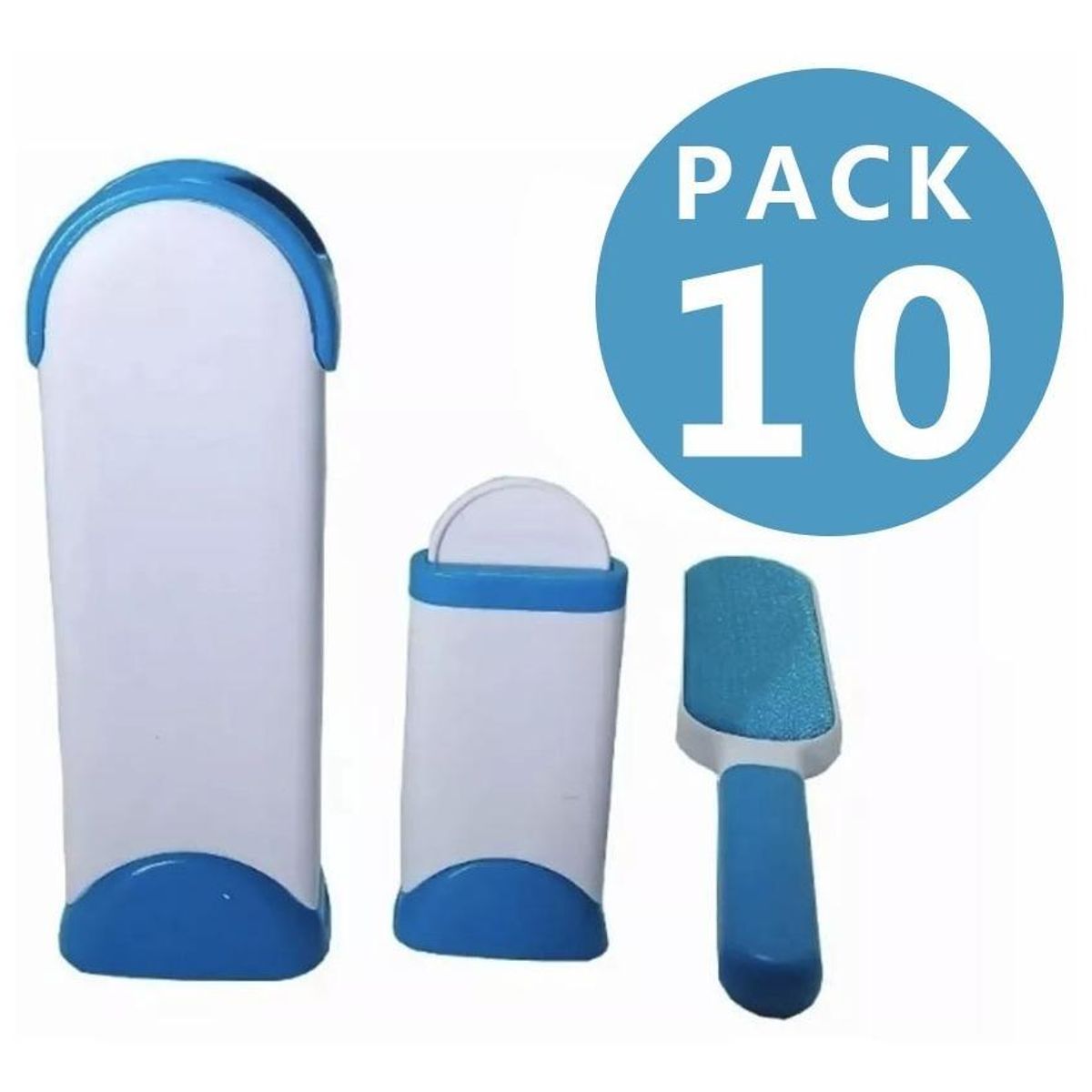 GENERICO - Pack de 10 Cepillos Quitapelusas para Mascotas