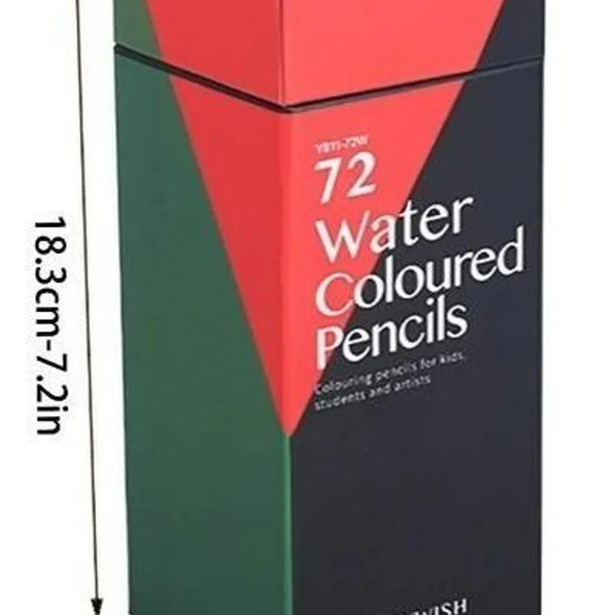 GENERICO - Juego de 72 lápices de colores solubles en agua