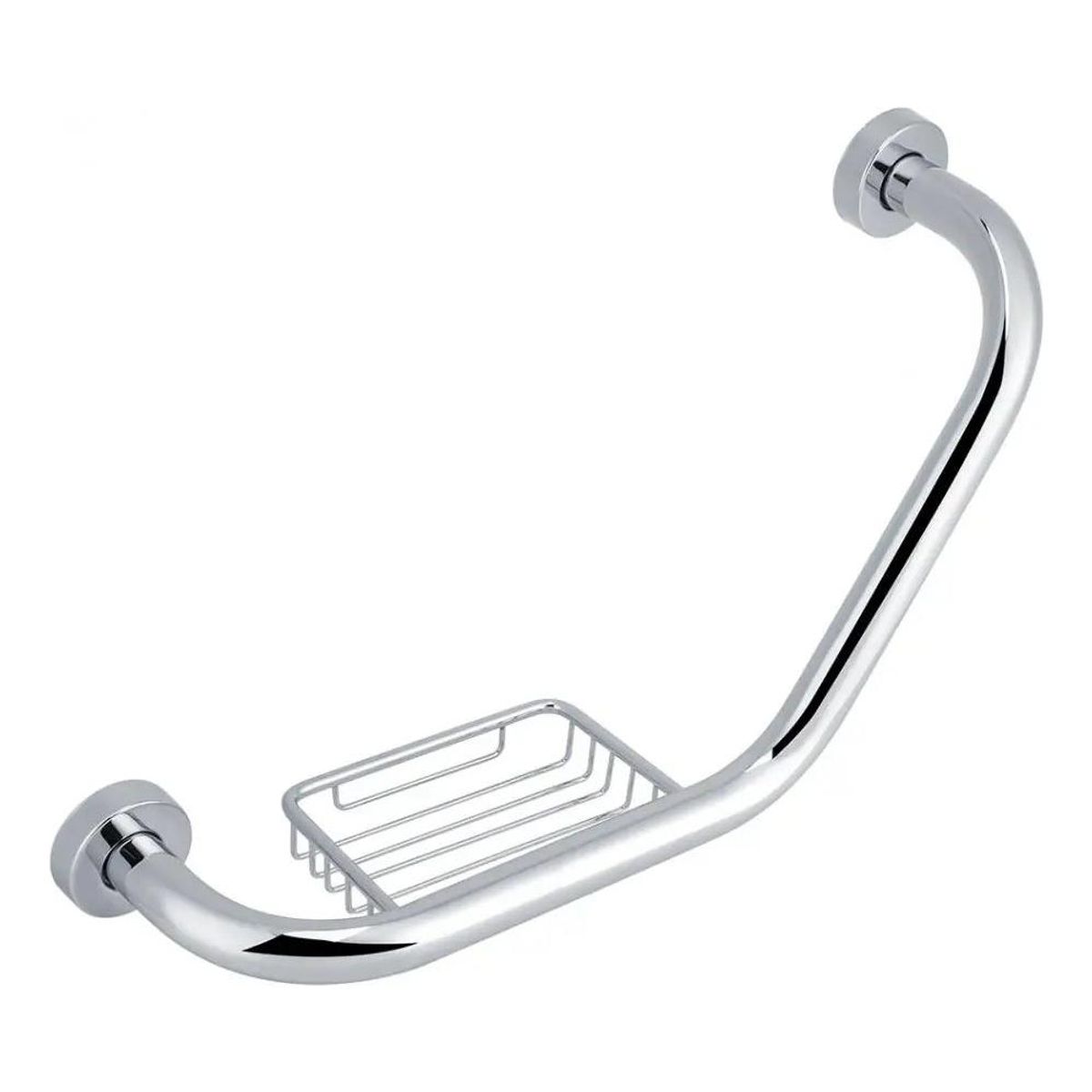 GENERICO - Agarradera de Seguridad Curva 135° para Baño con Jabón