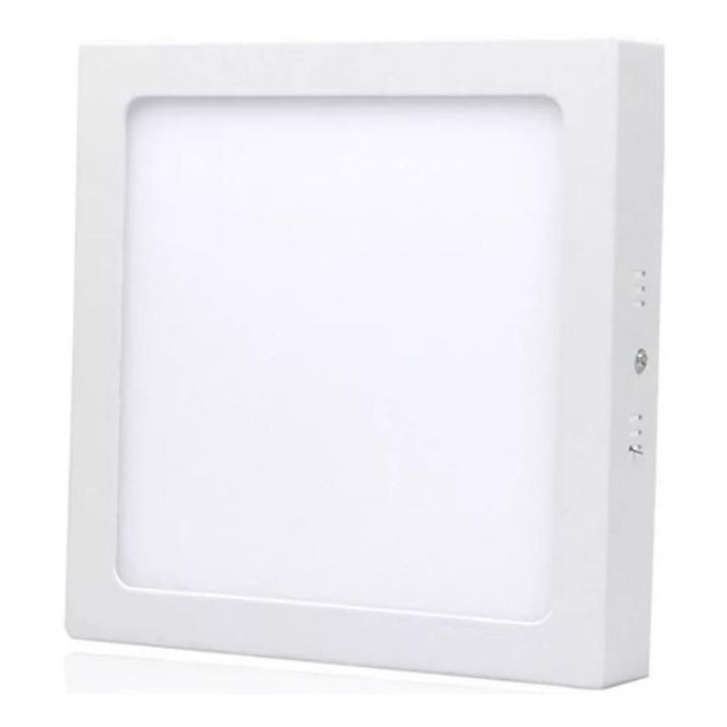 GENERICO - Pack de 10 Focos LED Cuadrados de 18W para Techo