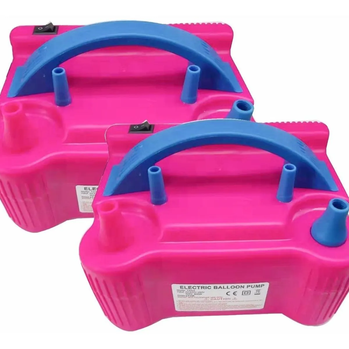 GENERICO - Inflador Eléctrico de Globos 220V - Pack de 2