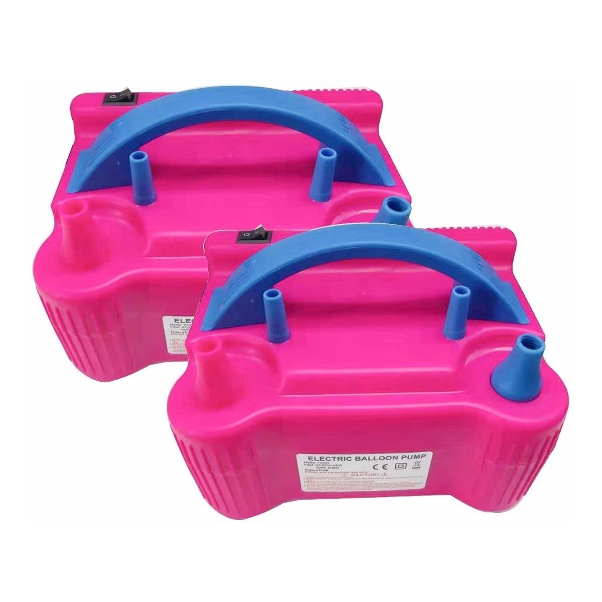 GENERICO - Inflador Eléctrico de Globos 220V - Pack de 2
