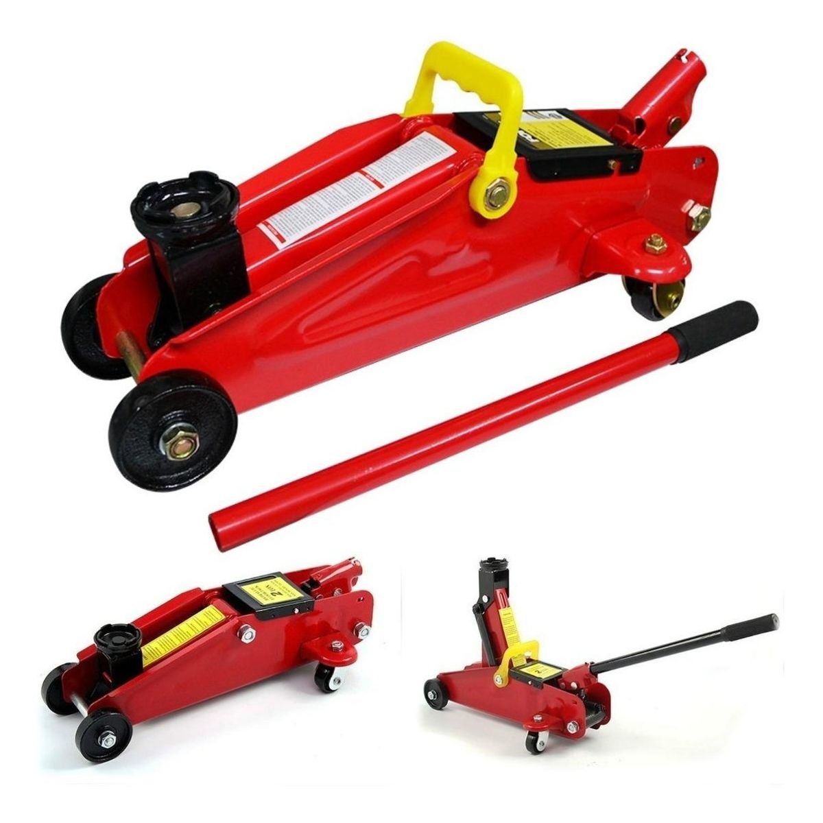 GENERICO - Gata Hidráulica Tipo Caimán 2 Toneladas de Acero