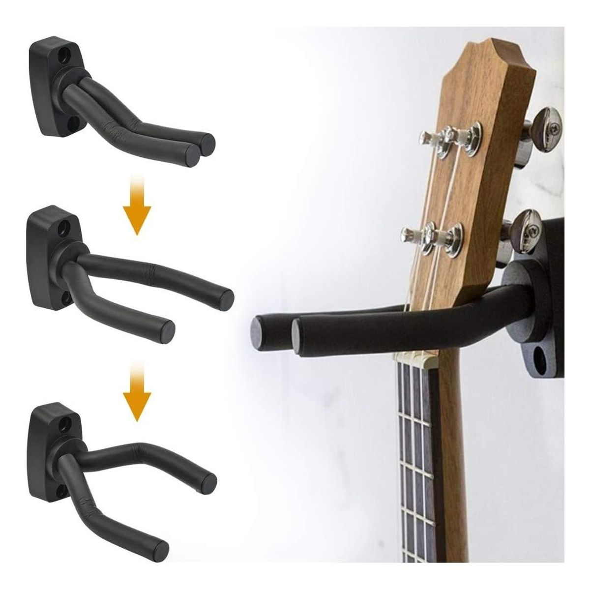 GENERICO - Pack de 8 Soportes Colgadores para Instrumentos de Cuerda