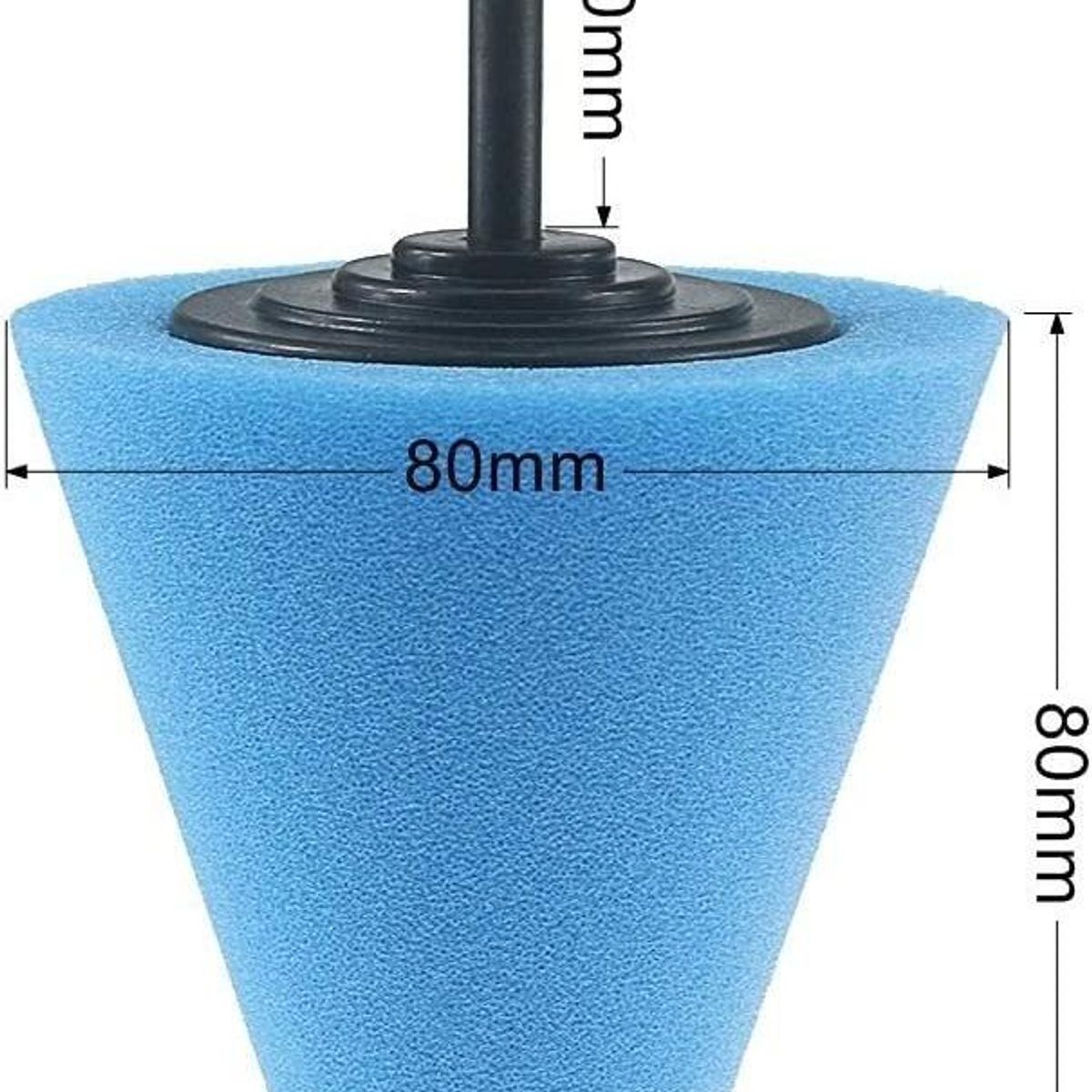 GENERICO - Kit de 3 Esponjas de Pulido Cónicas para Auto