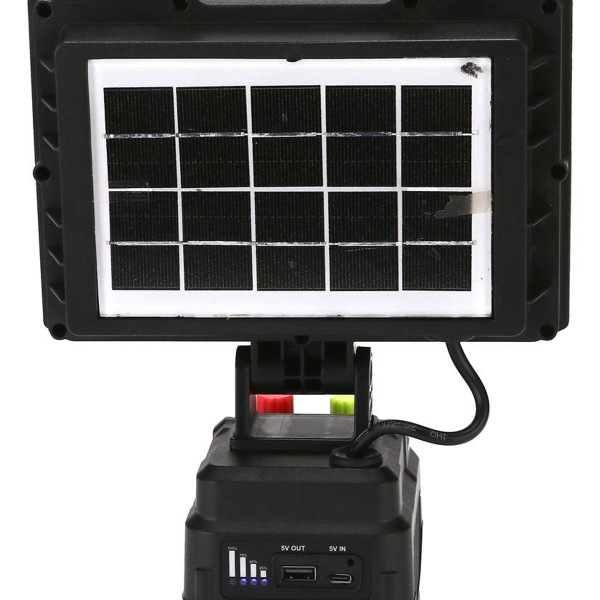 GENERICO - Reflector Proyector Led Solar Portátil 350W con Panel Solar