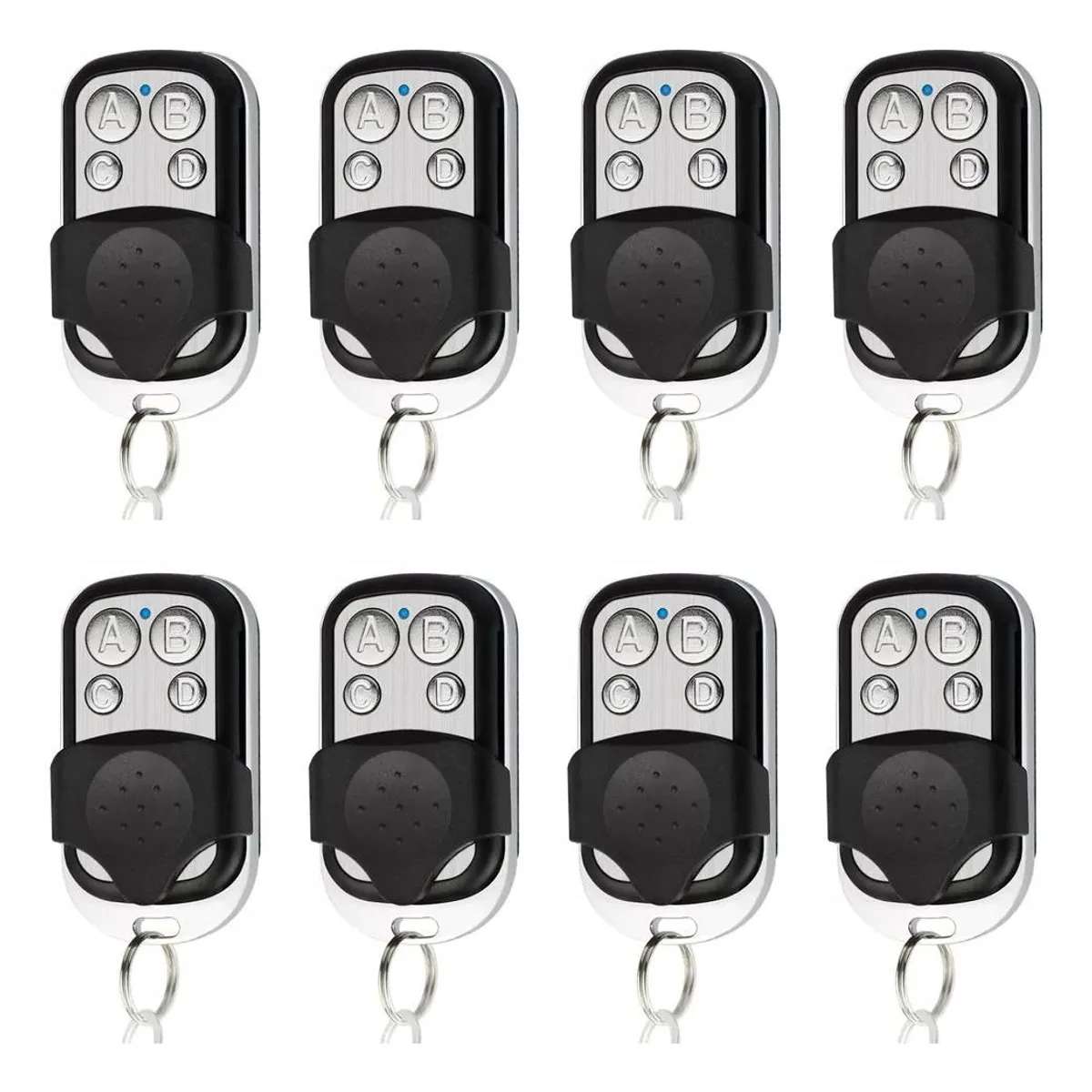 GENERICO - Pack de 8 Controles Remotos Universales para Portones Eléctricos