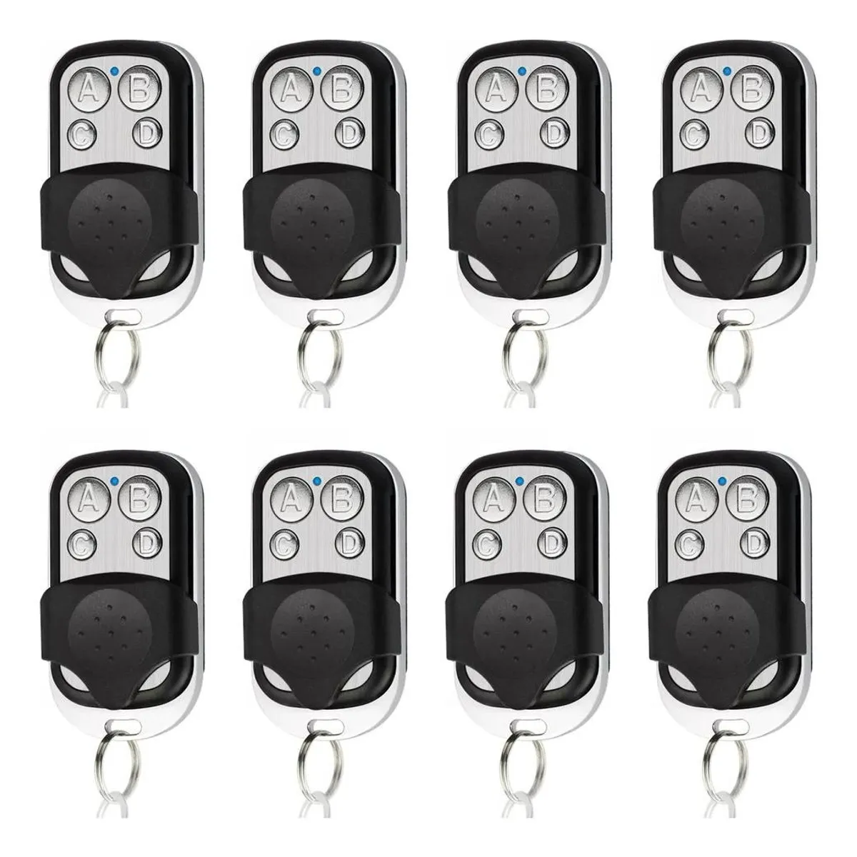 GENERICO - Pack de 8 Controles Remotos Universales para Portones Eléctricos