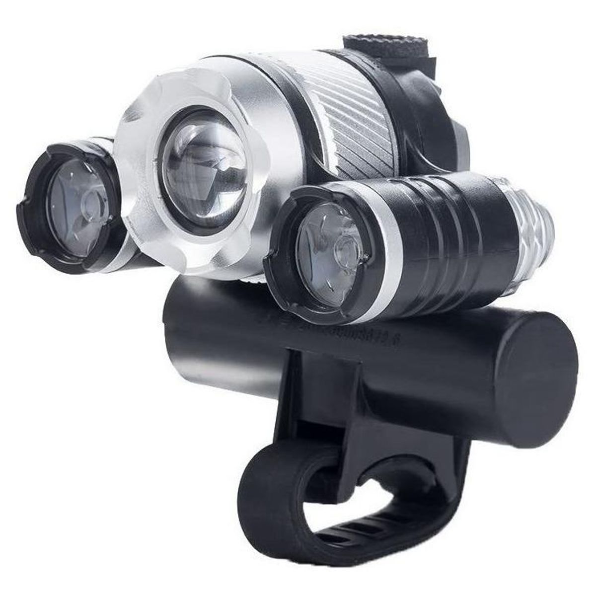 GENERICO - Luz Delantera Recargable LED para Bicicleta con Zoom