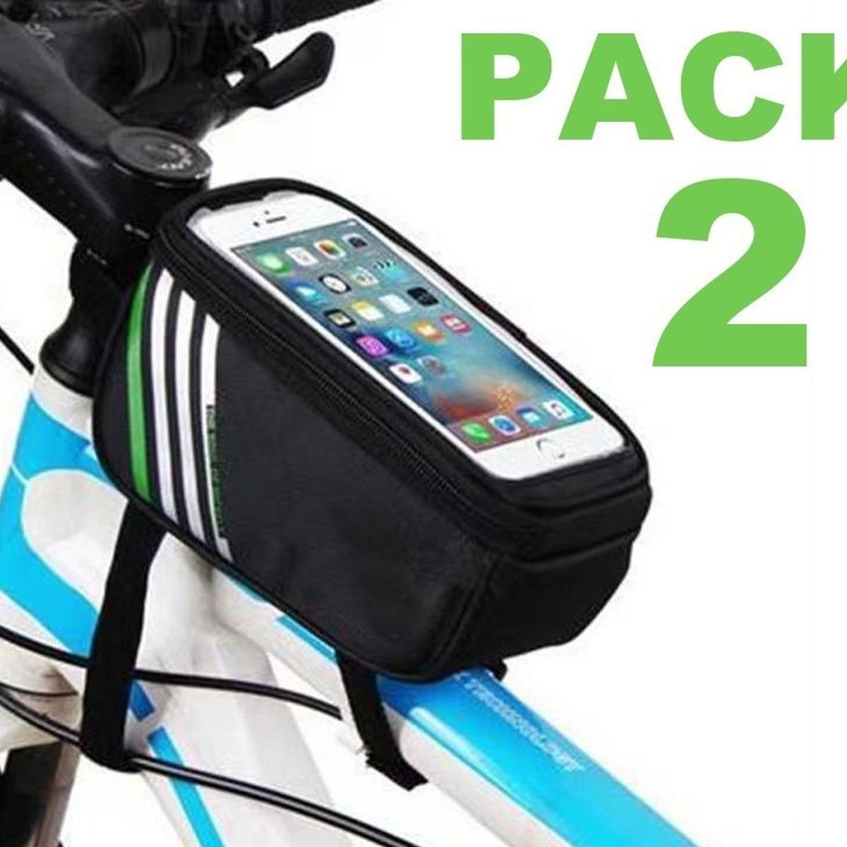 GENERICO - Bolso Porta Celular Resistente al Agua para Bicicleta