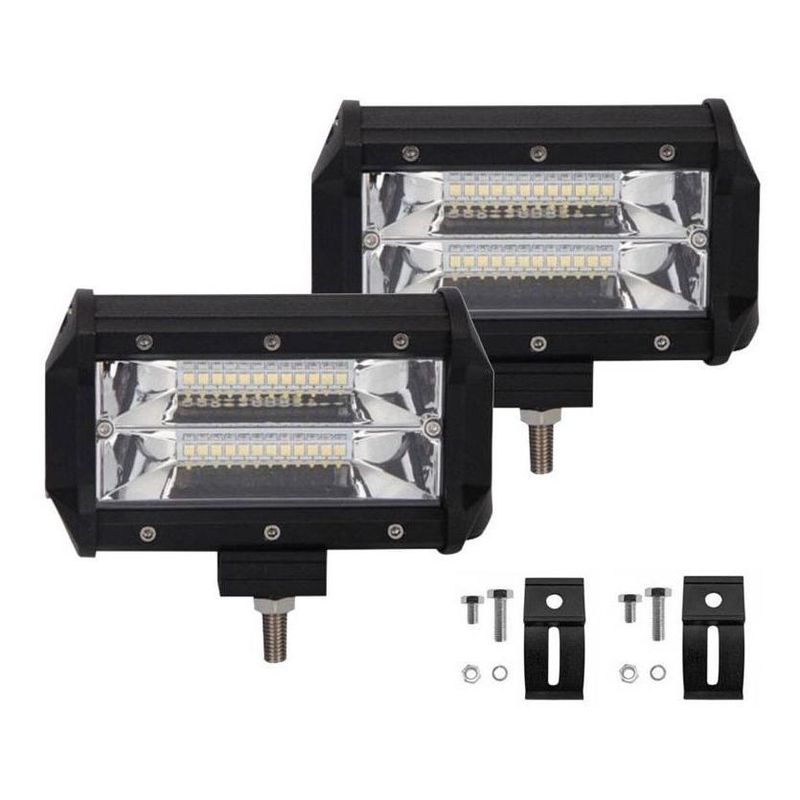 GENERICO - Pack de 2 Focos Neblineros LED 72W para Vehículos