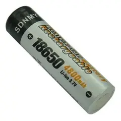 GENERICO - Pack de 5 Baterías Recargables 18650 de 4800mAh de Litio