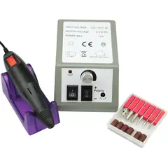 GENERICO - Set de Torno para Uñas Acrílicas con Secador para Manicura