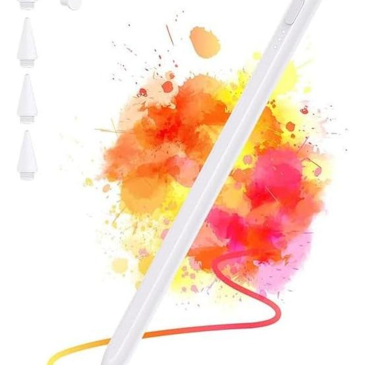 GENERICO - Lápiz Táctil Magnético para Tablet y iPad con Punta Intercambiable