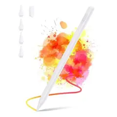 GENERICO - Lápiz Táctil Magnético para Tablet y iPad con Punta Intercambiable