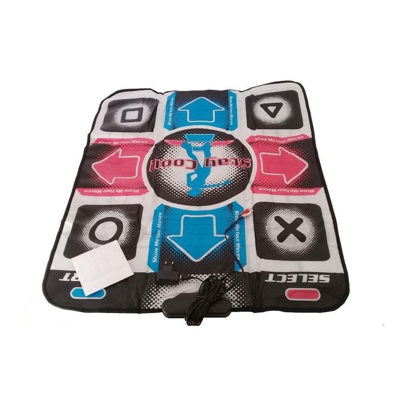GENERICO - Alfombra de Baile Plegable con Conexiones RCA y USB