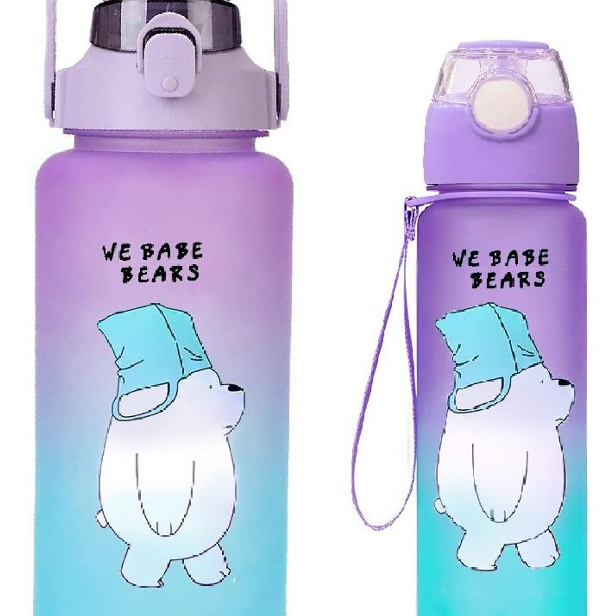 GENERICO - Pack 2 Botellas de Agua Motivacionales 2L y 900ml.