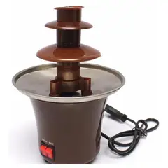 GENERICO - Mini Cascada de Chocolate 3 Pisos para Fondue y Postres