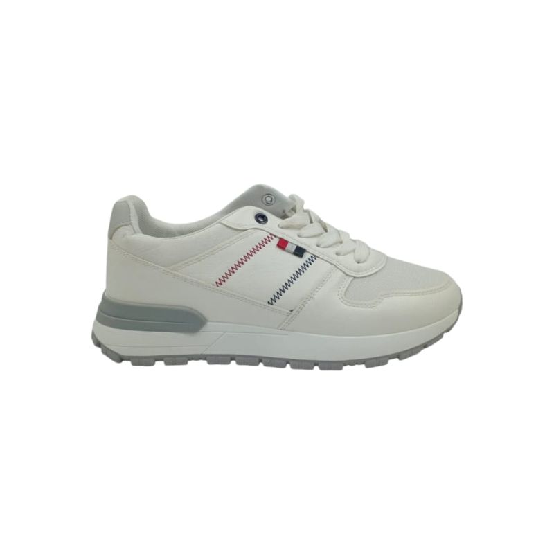 HERIEL - Zapatilla Blanca Plataforma