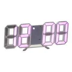 GENERICO - Reloj Despertador Digital LED con Control de Voz