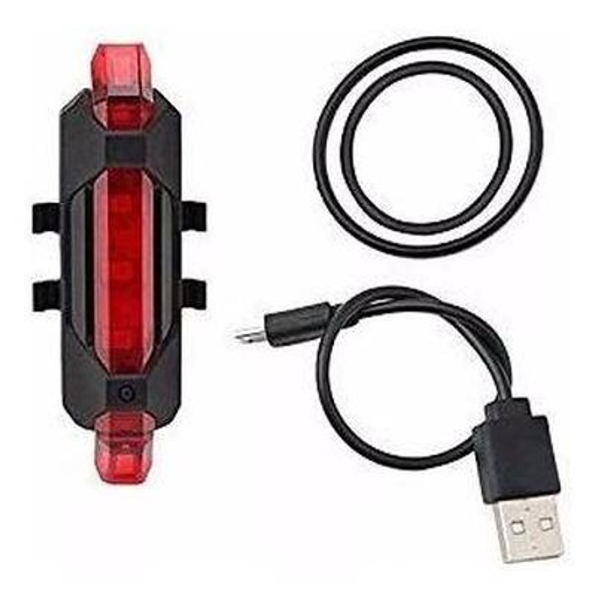 GENERICO - Pack de 5 Luces LED Recargables para Bicicleta