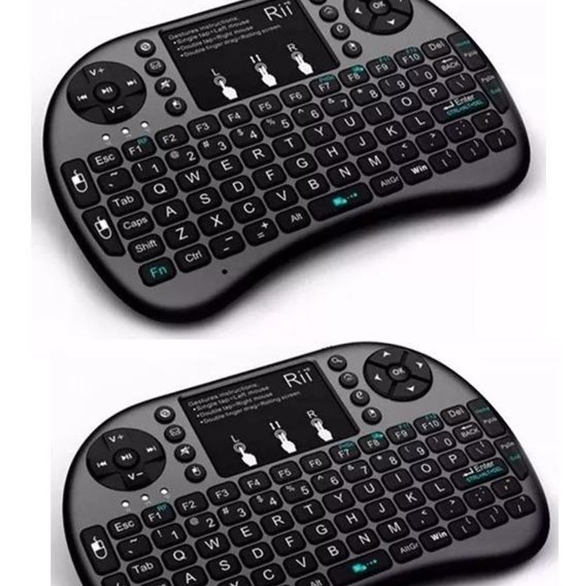 GENERICO - Mini Teclado Inalámbrico con Touchpad y USB