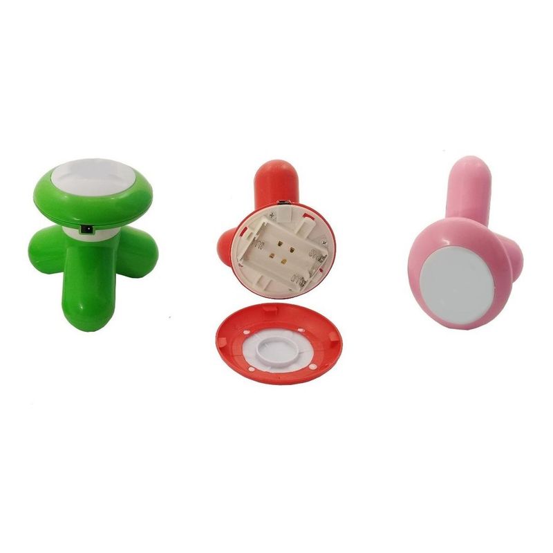 GENERICO - Pack de 5 Mini Masajeadores Ergonómicos para Cuello y Cuerpo