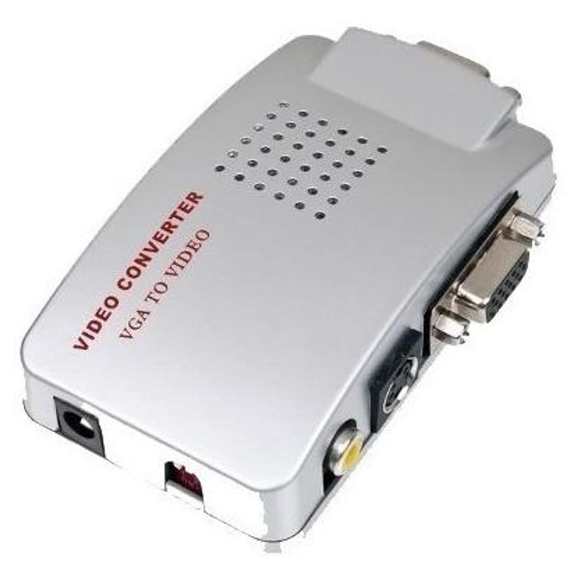 GENERICO - Adaptador Conversor VGA a RCA y S-Video para TV y Proyector