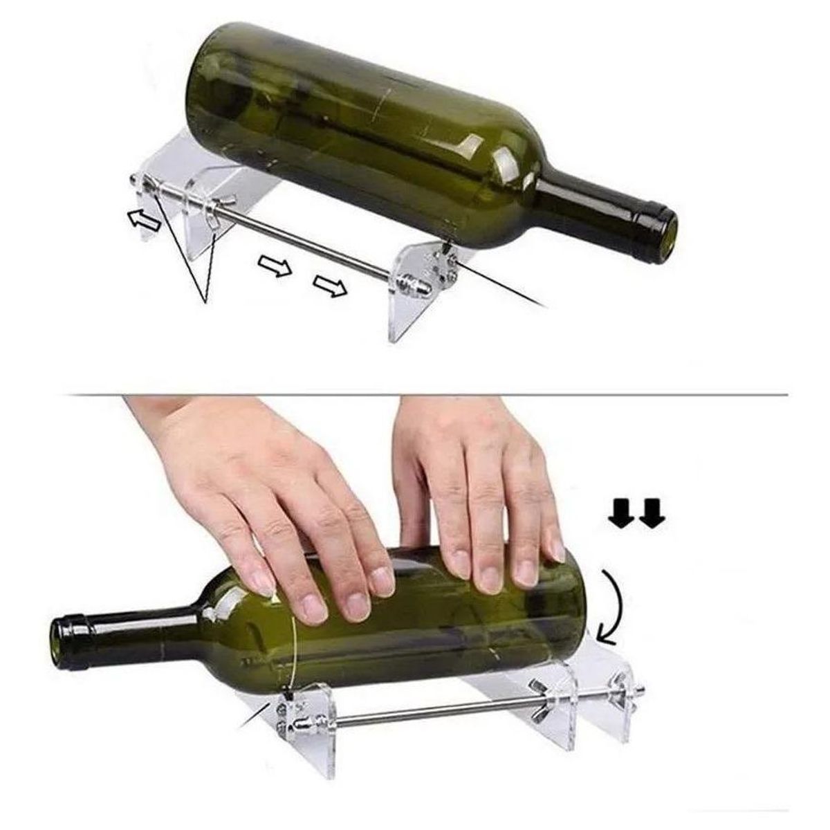 GENERICO - Cortador de Botellas de Vidrio con Acabado Suave