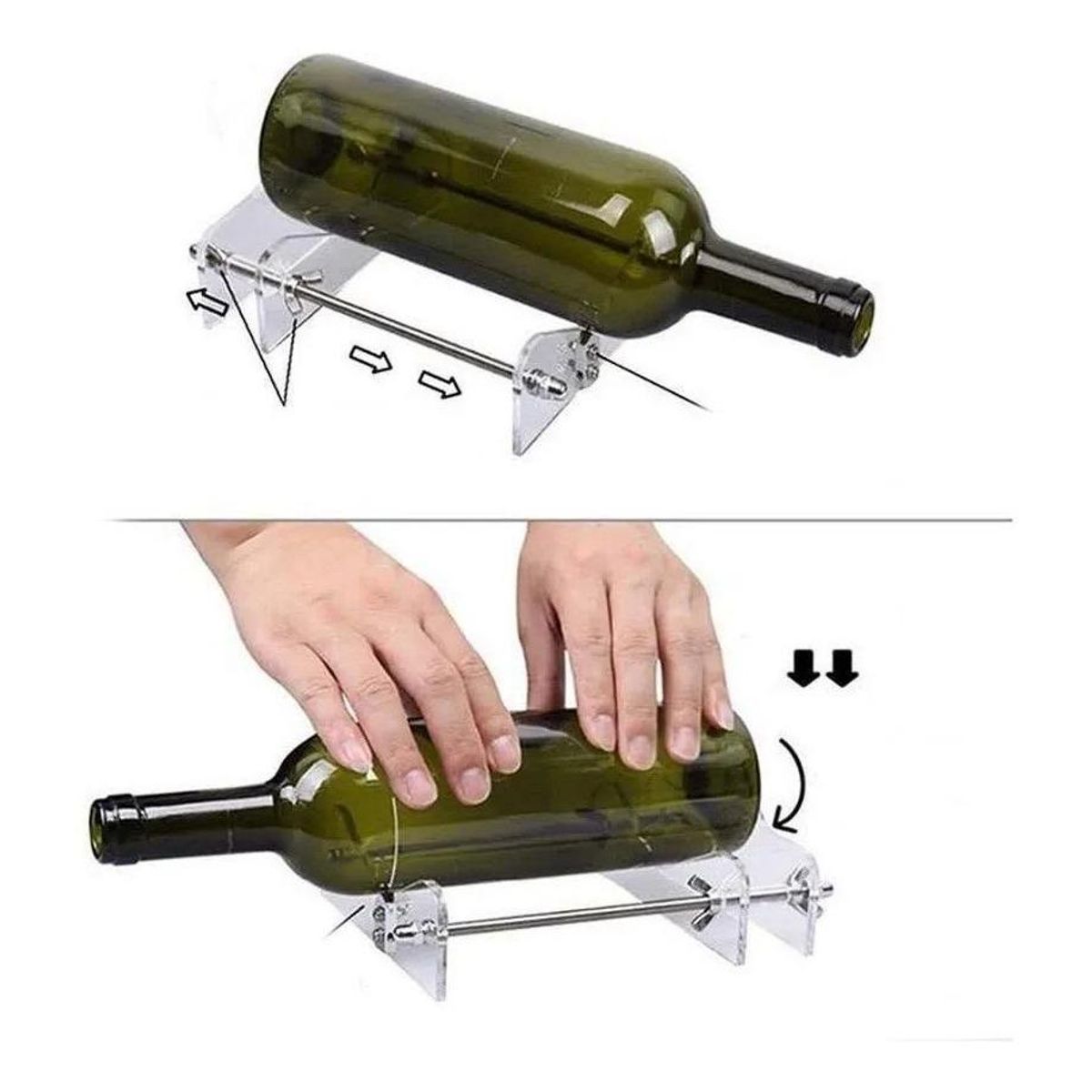 GENERICO - Cortador de Botellas de Vidrio con Acabado Suave