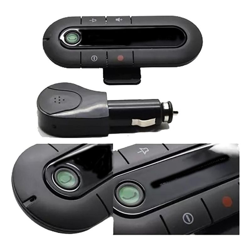 GENERICO - Manos Libres Bluetooth para Auto y Música