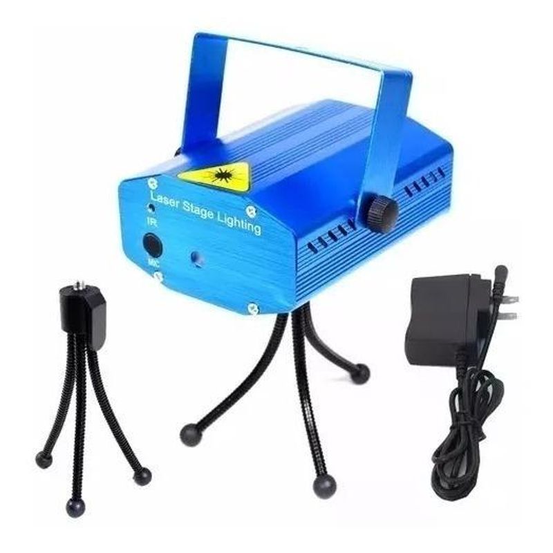 GENERICO - Proyector Láser Holográfico Mini Portátil con Tripode