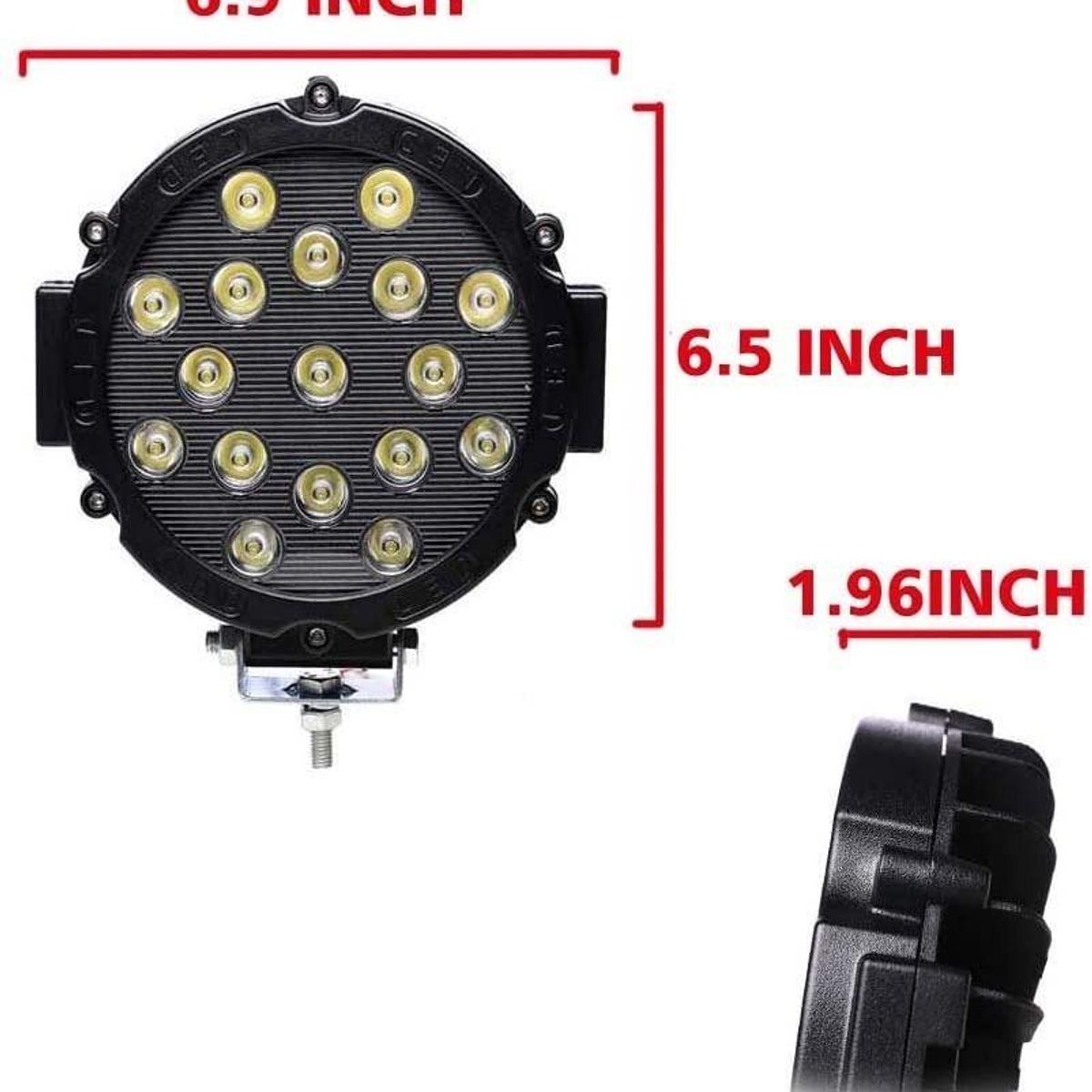 GENERICO - Luz LED de Alto Rendimiento con 17 LEDs CREE