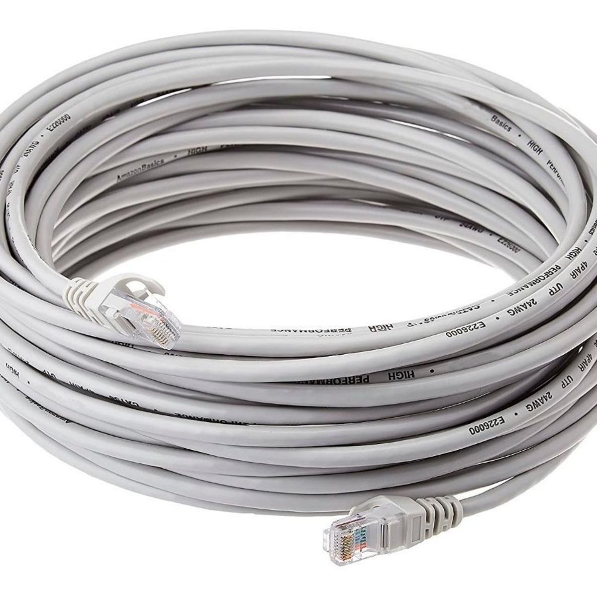 GENERICO - Cable de Red RJ45 Cat6e 20 Metros Par Trenzado UTP