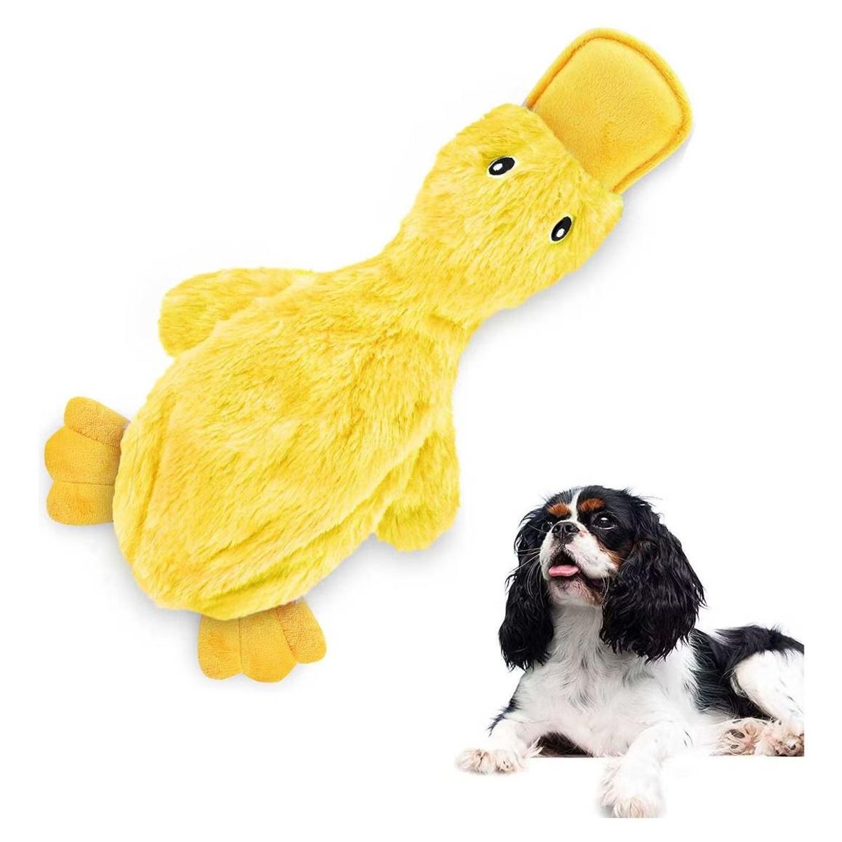 GENERICO - Juguete de Peluche Sonoro en Forma de Pato para Perros