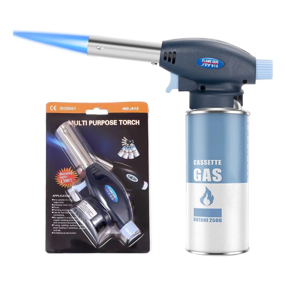 GENERICO - Soplete de Gas Multiusos para Cocina y Camping