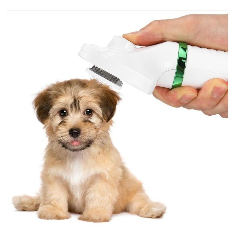 GENERICO - Cepillo Secador 2 en 1 para Mascotas con Temperatura Ajustable