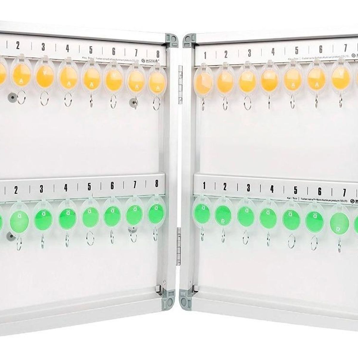 GENERICO - Caja Magnética Organizadora para Llaves con 32 Ganchos