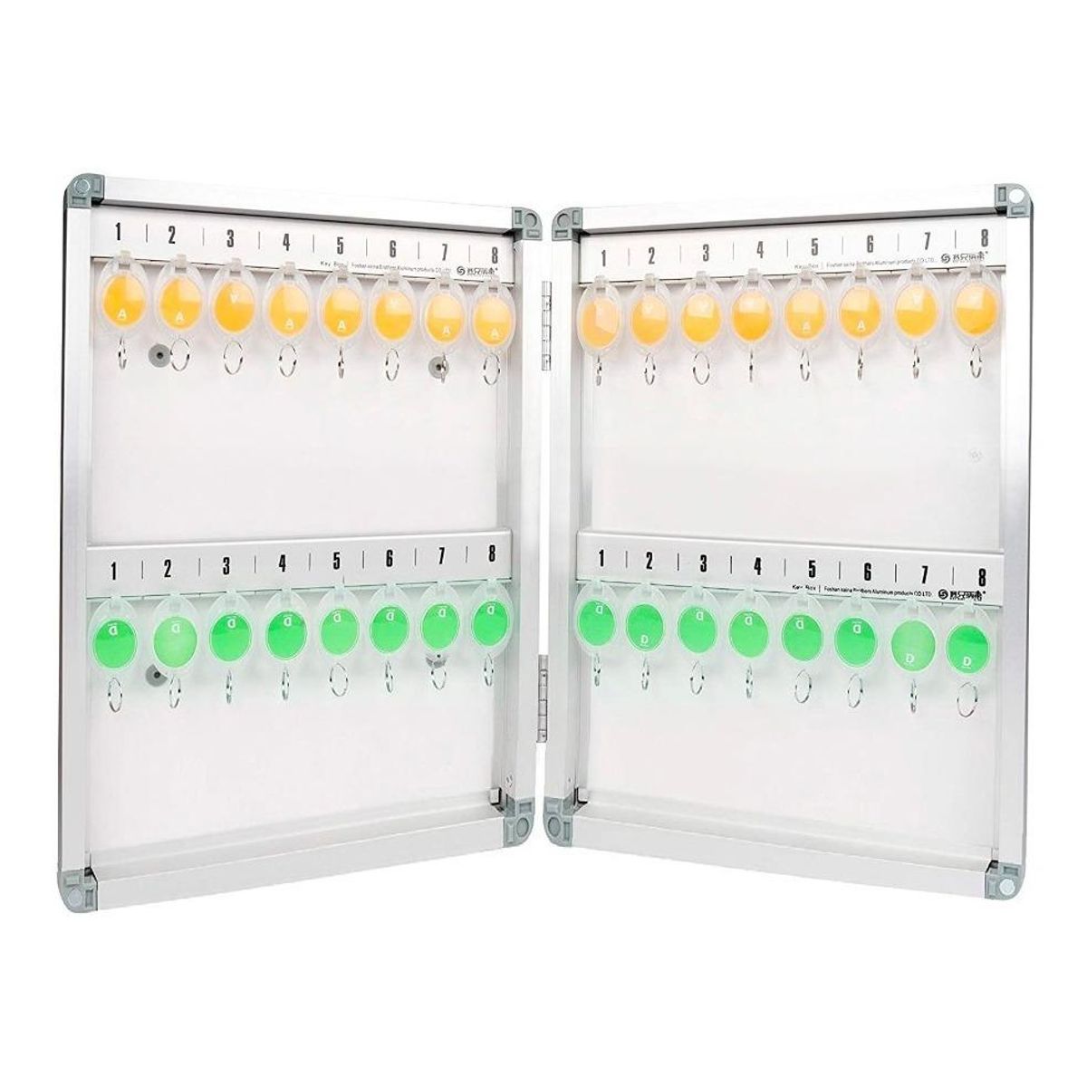 GENERICO - Caja Magnética Organizadora para Llaves con 32 Ganchos