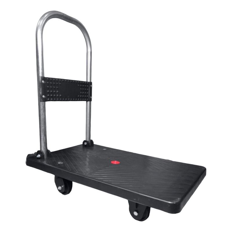 GENERICO - Carro Plegable de Carga Grande 100kg de Acero 63x40cm