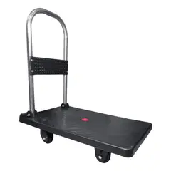 GENERICO - Carro Plegable de Carga Grande 100kg de Acero 63x40cm